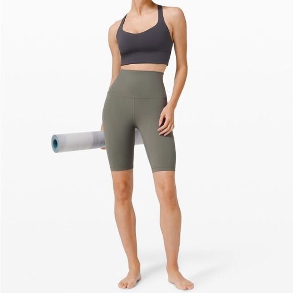 Lululemon Align Super-High-Rise Short 10"Grey Sage Size 2 - Picture 1 of 8